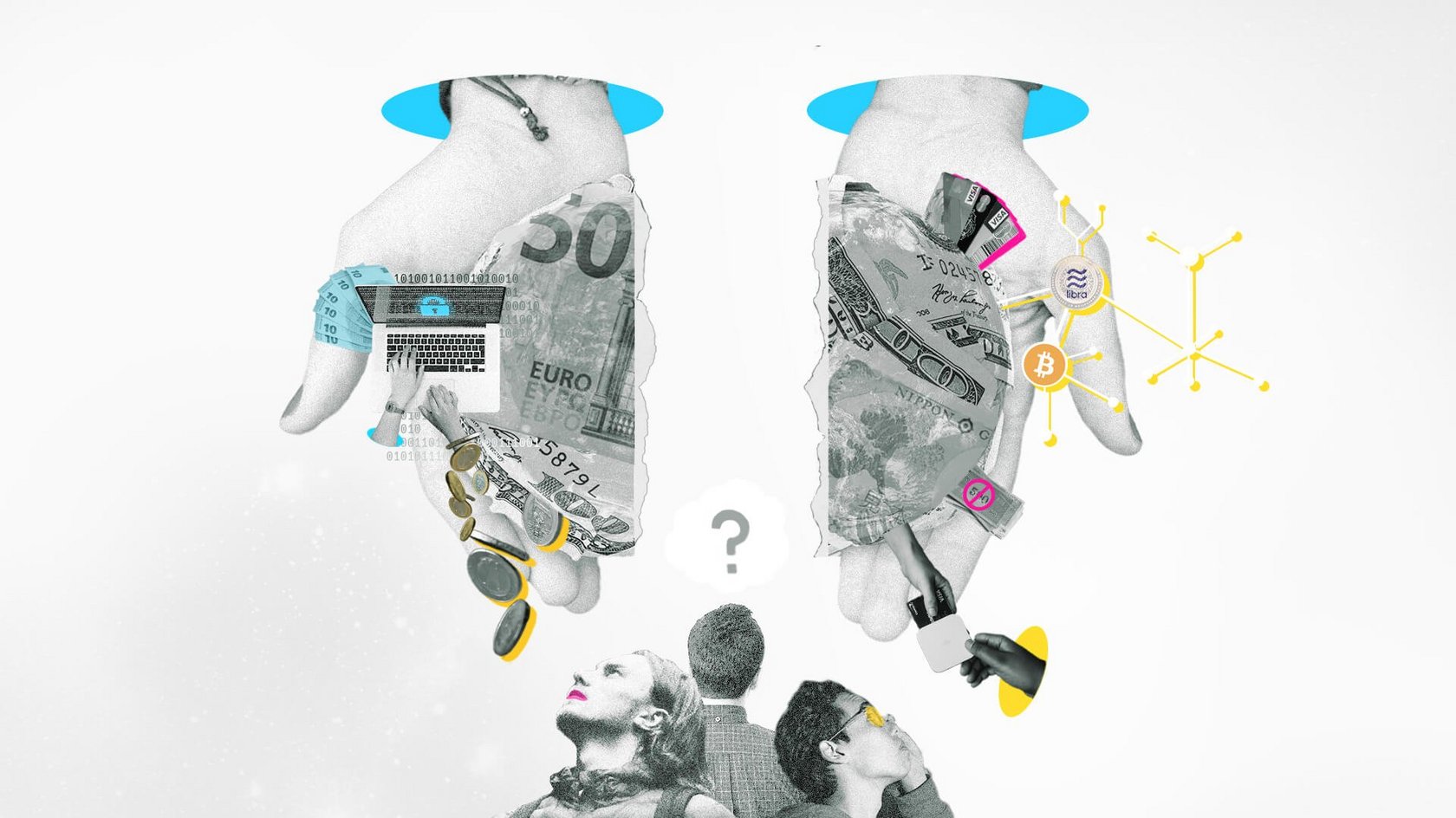Collage zum Thema Geld