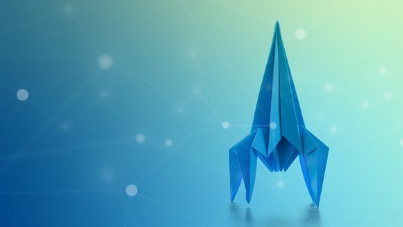 Origami-Rakete